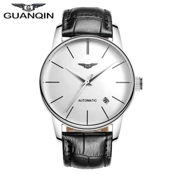 Quality GUANQIN Watches Men Top Luxury Brand Automatic Mechanical Watch Hardlex MIYOTA Watches Leather Male Wristwatches 2024