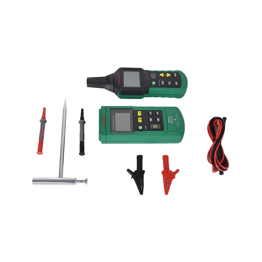 Detector localizador de cables MS6818, 12V-400V AC DC, probador de red de cables subterráneos, rastreador de línea CC portátil eléctrico, buscador de línea