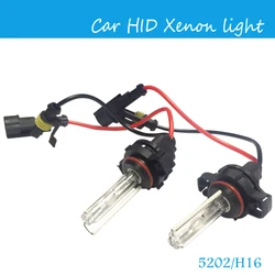 2pcs / pair AC 12V/35W HID Xenon bulb 5202/H16 HID Xenon lamp haedlamps 3000K 4300K 6000 K 8000K Car haedlights