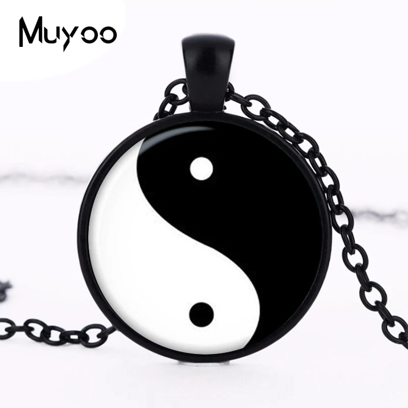 Ying Yang  Pendant Ying Yang Necklace Ying Yang Sign Jewelry Magic Sign Zen HZ1