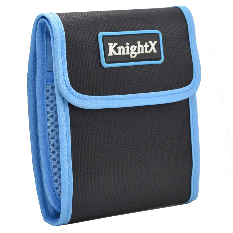 Capa para filtro de lente de câmera kncavaltx, bolsa de suporte para canon, nikon, sony, uv, geral, nd star, d5200, 49, 52, 55, 58, 62, 67, 72, 77 mm