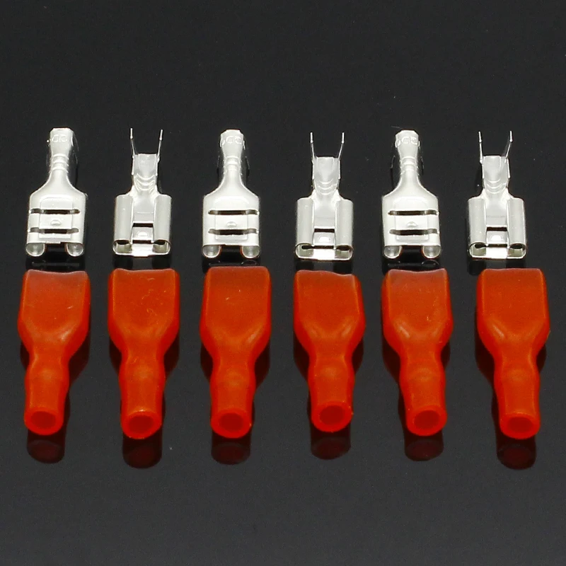 6.3mm Crimp Terminal Female Spade Connector with Case