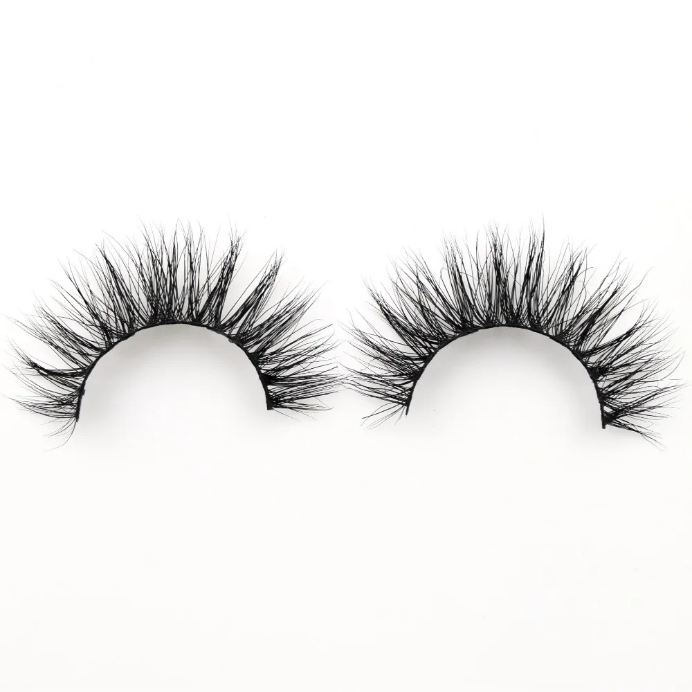 Visofree Eyelashes 3D Mink Lash High Volume Handmade Reusable Lashes Winged Long Soft Dramatic Mink Lashes False Eyelashes D107