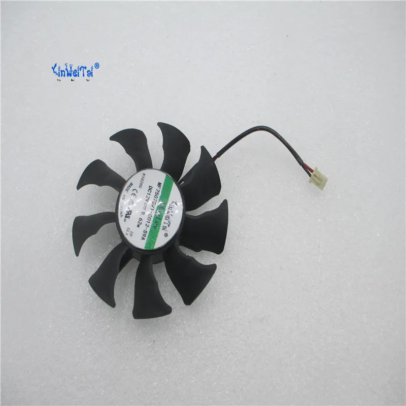 Card fan FOR 240 430 440 630 9800GT 9600GT Graphics card fan ND-8015M12B DC12V 75MM pitch:42X42X42MM