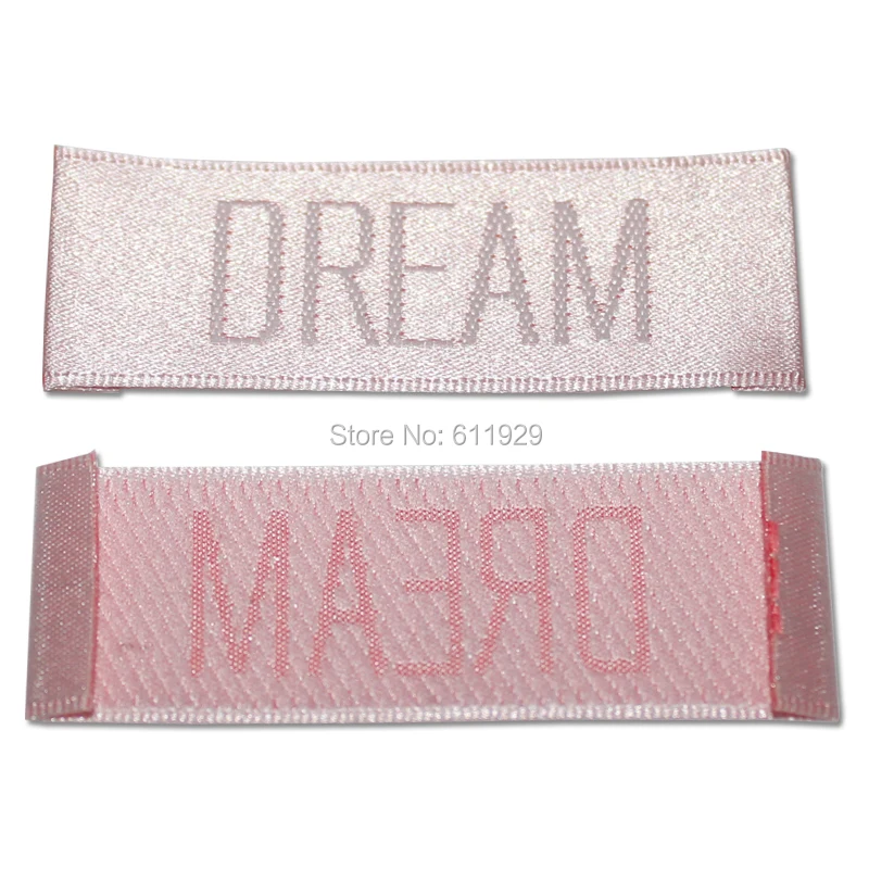 

free shipping satin woven label/garment main label/clothing embroidered labels/T-shirt wedding dress labels 1000 pcs