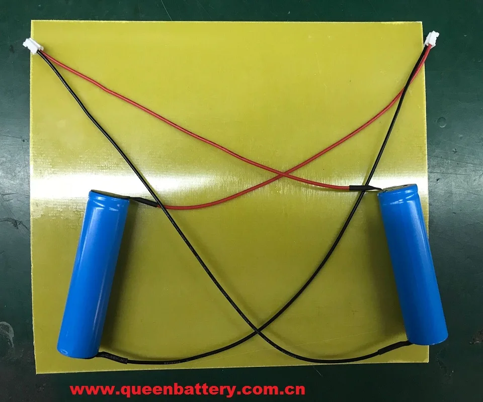 1s1p QB 18650 3000mah QB18650 3.7v battery cell with pcb (1-2A) with lead wires