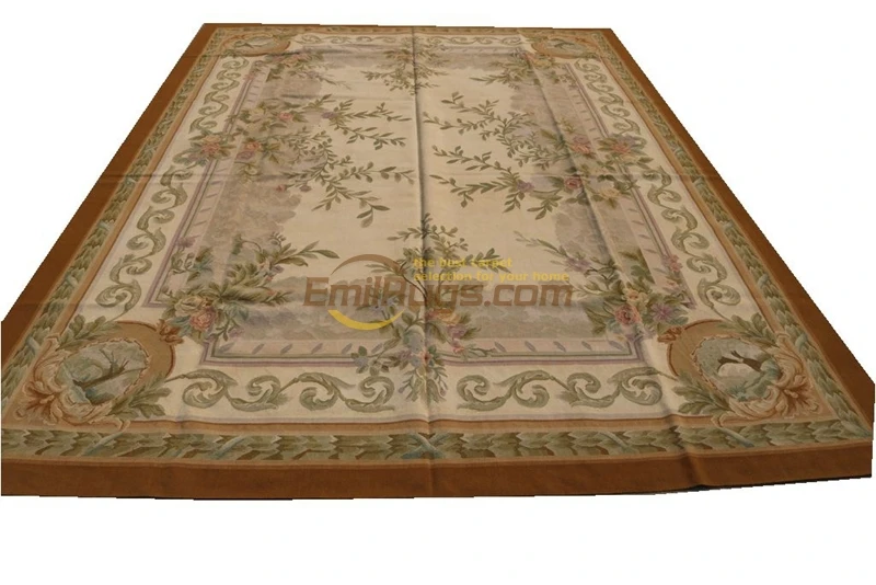 

rugs and carpets floor mats aubusson rug handmade woolen carpets 274CMX366CM 9 'X 12' 30gc20aubyg3