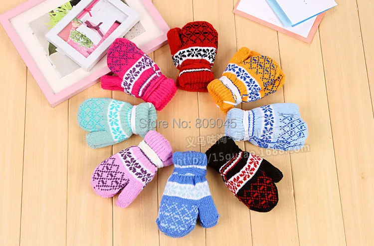 Gift,children high quality autumn winter outdoor warm women touch kids knited gloves half / full finger mitten5pair=10pcs GW51