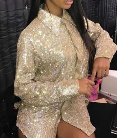 Sparkly AB Crystals Shirt Sexy Evening Jacket Luxury Party Dress Glisten Rhinestones Costume Super Design Stage Performance Wear