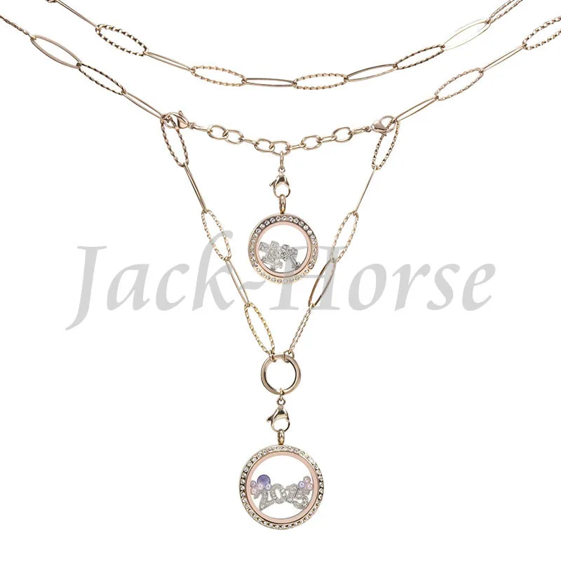 Top selling stainless steel mixed color  locket extender necklace extender finding