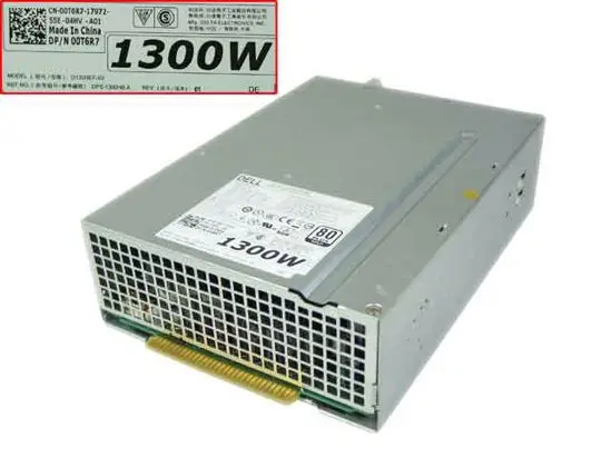 

D1300EF-02 DPS-1300HB A 00T6R7 T7910 Server Power Supply 1300W