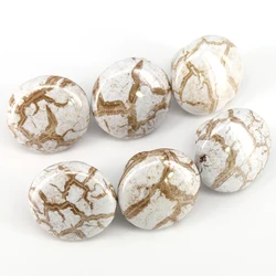 6PCS 38mm New Ceramic Cabinet Drawer Knob Wardrobe Handle Furniture  Closet Handles Dresser Pulls