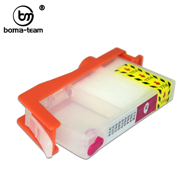 

5 цветов 178 178XL 364 364XL 564XL многоразовый картридж с чипом ARC для принтеров HP Photosmart C5380 C6380 D5460 C309 C410