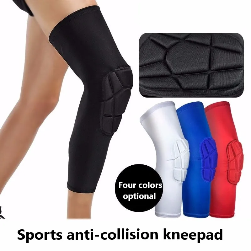 Outdoor Sports Knee Sleeve Sports Gear Kneepad Basketball Hiking Football Honeycomb Anti-collision Lengthening Kneepad