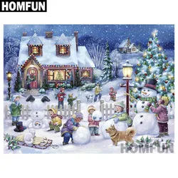 HOMFUN 5D DIY Diamond Embroidery Full Display 