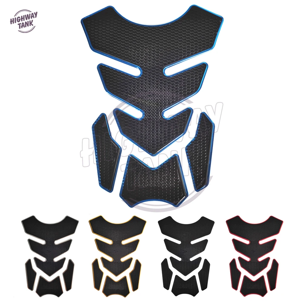 Motorcycle Fuel Oil Tank Pad Decal Protector Cover Sticker case For Honda Yamaha Kawasaki Suzuki Harley R1 R6 FZR250 XJR400 1200