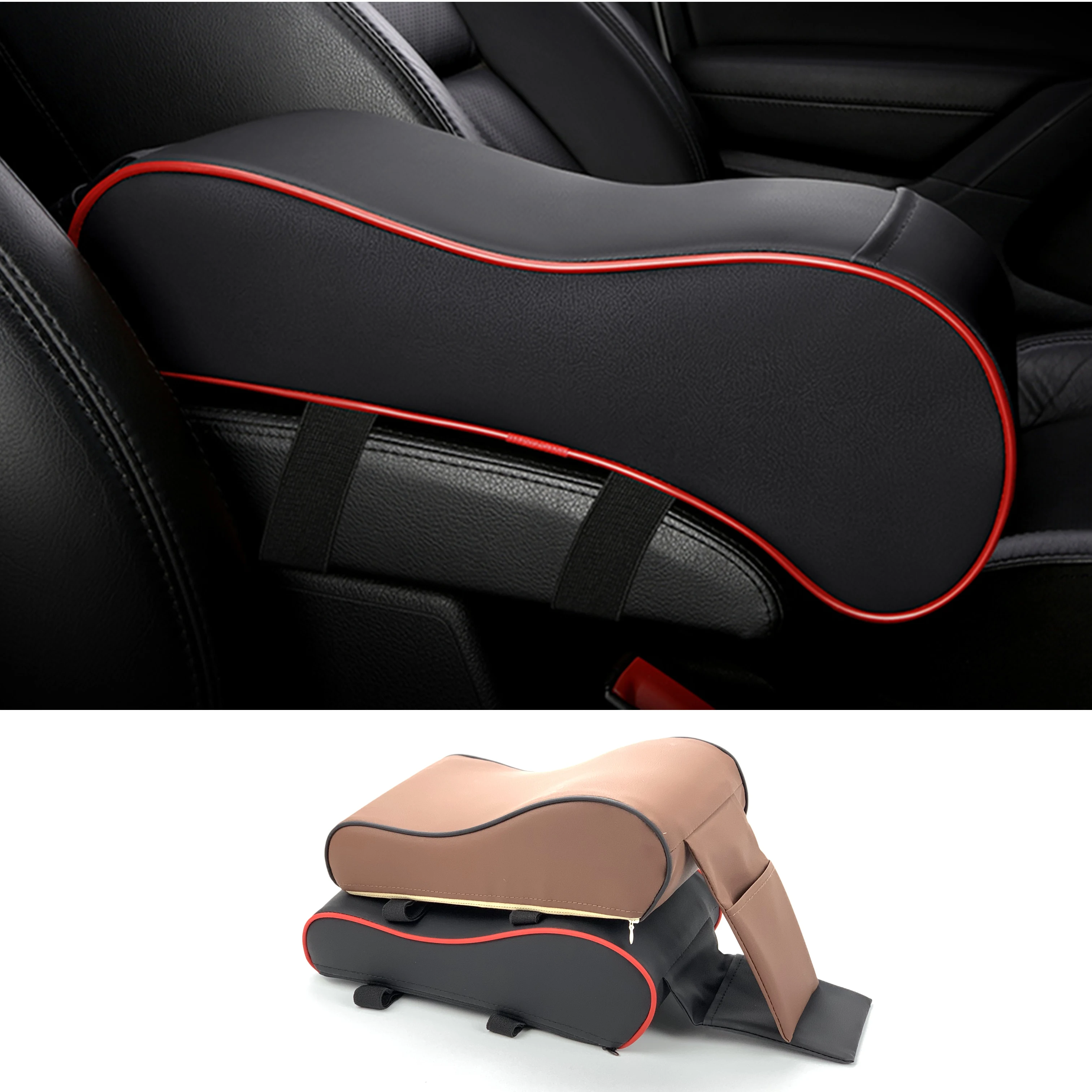 Car Armrest Pad For Kia SORENTO Stinger Niro Carnival Ray Venga ProCeed Stonic SP Telluride