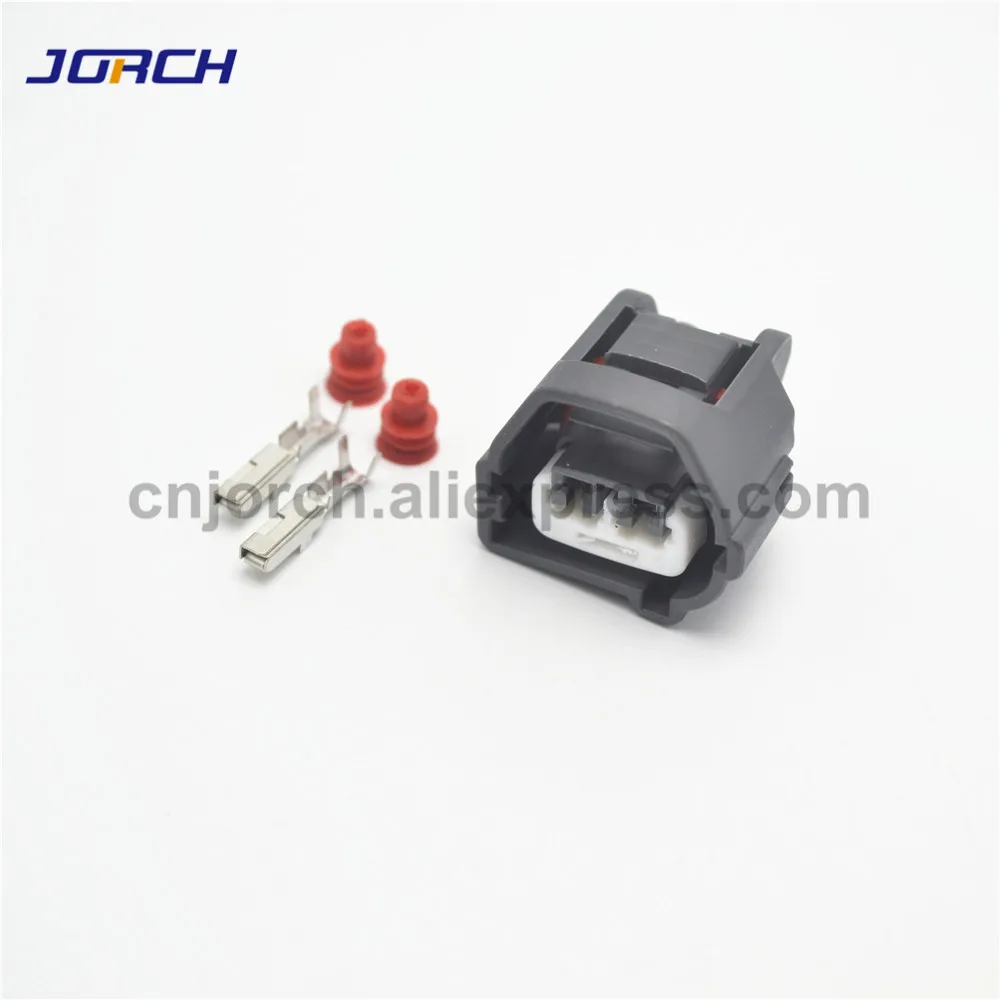 5 zestawów 2Pin Toyota Cam złącze samochodowe 90980-10947 wał korbowy czujnik pozycji connetors wtyczka 7283-7023-10