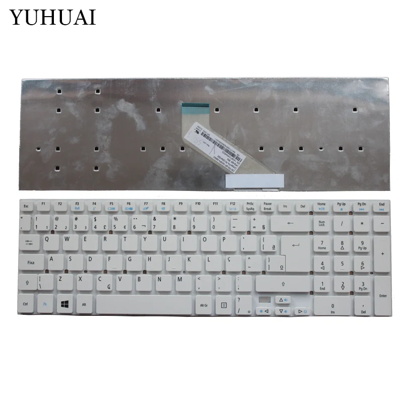 New BR White For Acer Packard Bell easynote TV43HC TV43HR TV44HC TV44HR TV43CM TV44CM Z5WE3 V5WE2 Brazil Laptop Keyboard