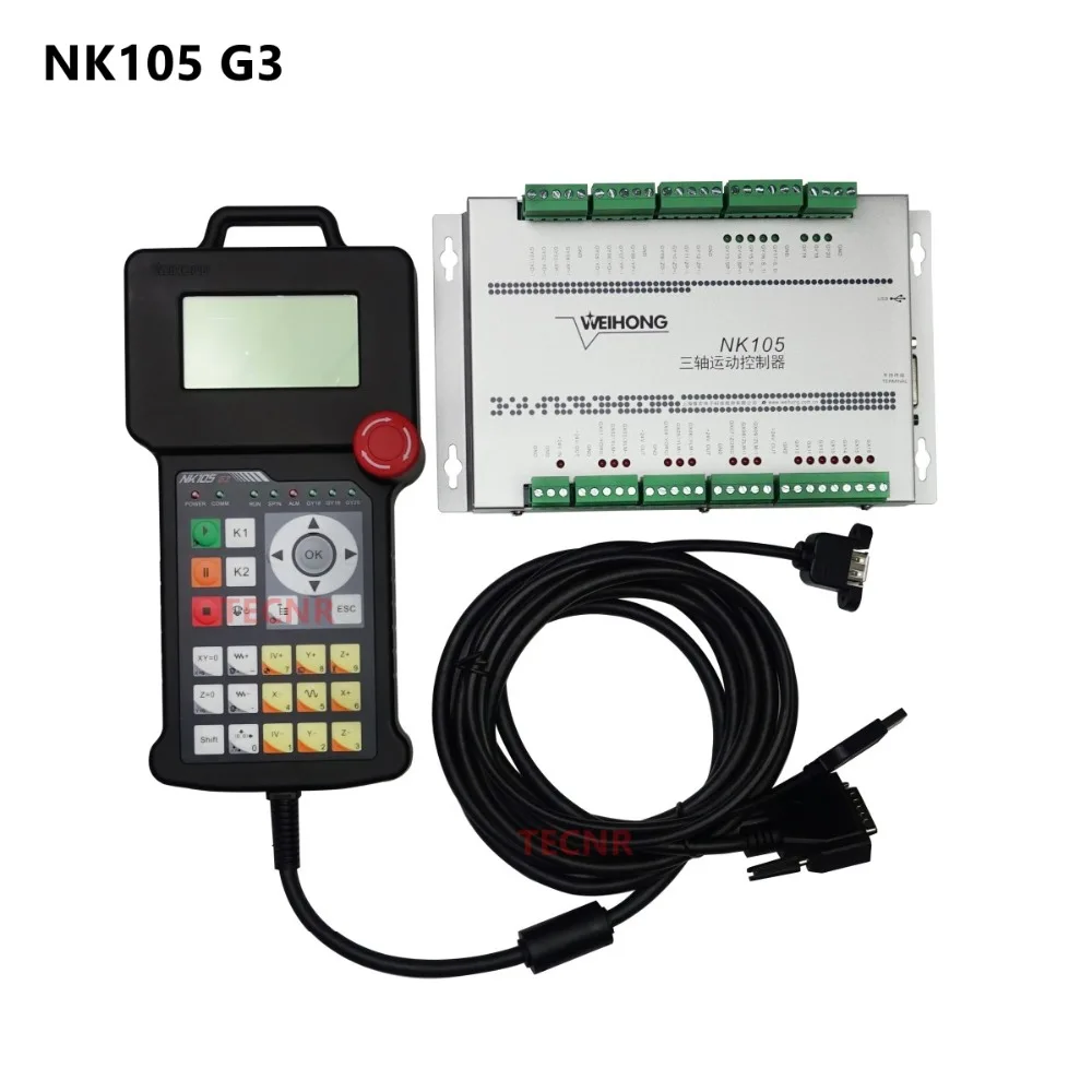 original weihong NK105 G2 G3 DSP controller 3 axis nc studio motion control system for cnc router Automatic Tool Change MACHINE