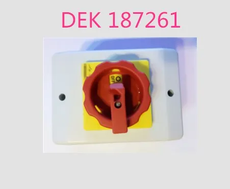 

For DEK 187261 Printing Machine Power Main Switch ASM Original Brand New