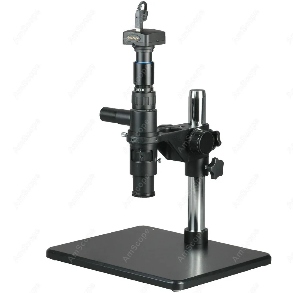 Single  Zoom Microscope-AmScope Supplies 11X-80X Coaxial Light Inspect Single  Zoom Microscope + 10MP Camera Win & Mac