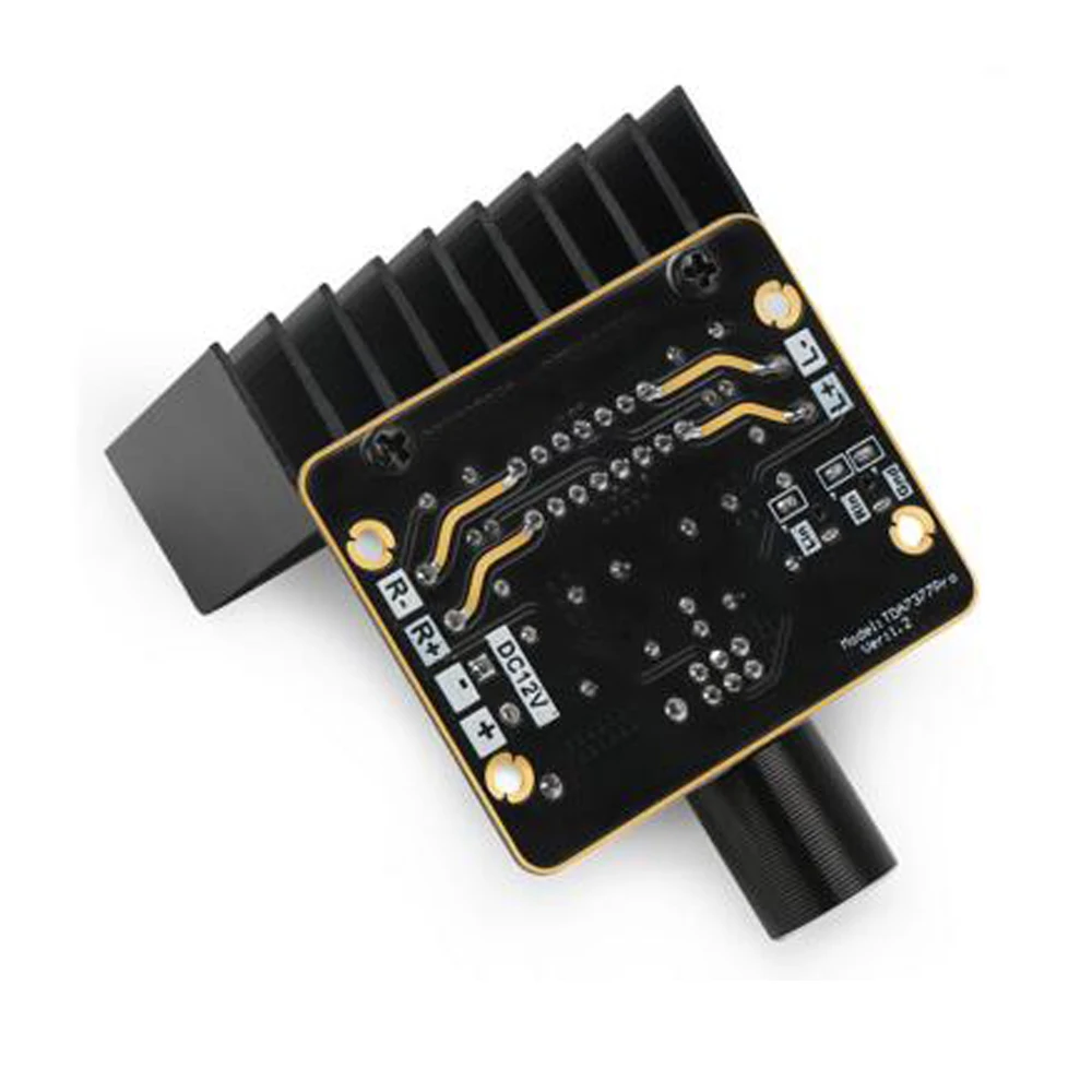 Módulo amplificador diy tda7377 placa amplificadora de potência 12v canal duplo estéreo 30w * 2 amplificador automotivo