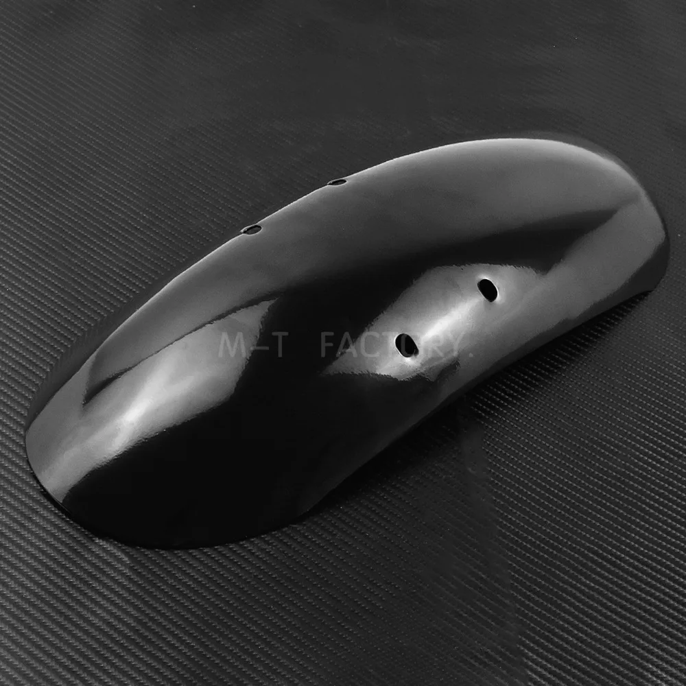 Motorcycle Custom Short Front Fender Cover Black Steel Iron For Harley Sportster Forty Eight XL1200X 2010-2017 16 15 14 13 12 11 image 4