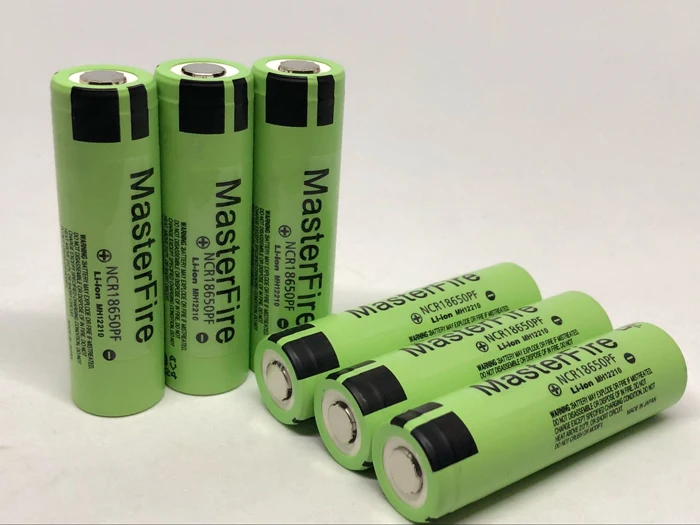 MasterFire 4pcs/lot Original NCR18650PF 18650 2900mAh Li-ion Battery Rechargeable Lithium Batteries Cell 10A Discharge