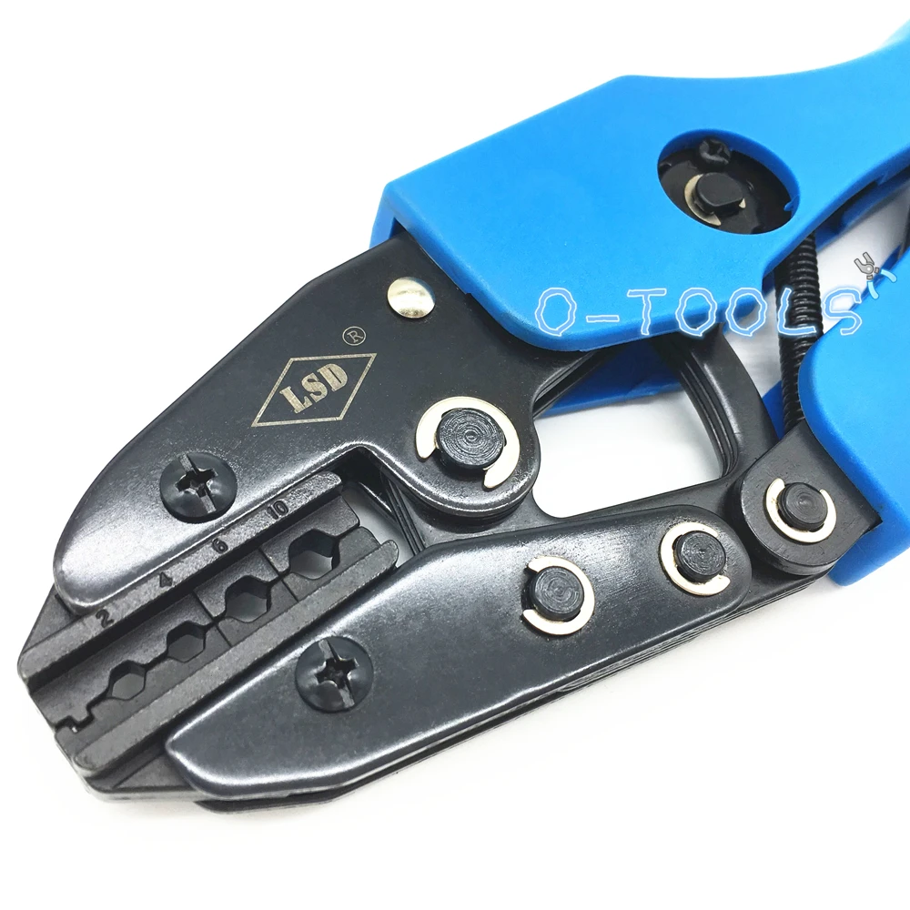 AN-210TX Hand crimping tool for bare cold pressed crimp terminals 20-8AWG cable lugs crimper pliers 2-10mm²