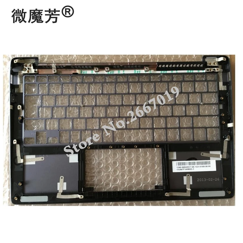 JP layout New Cover For Asus TAICHI21 Palmrest COVER C shell 13GNTF1AM053-1 13N0-NBA0531 TAICHI21-1A TOPCASE ASM(2MM)JP