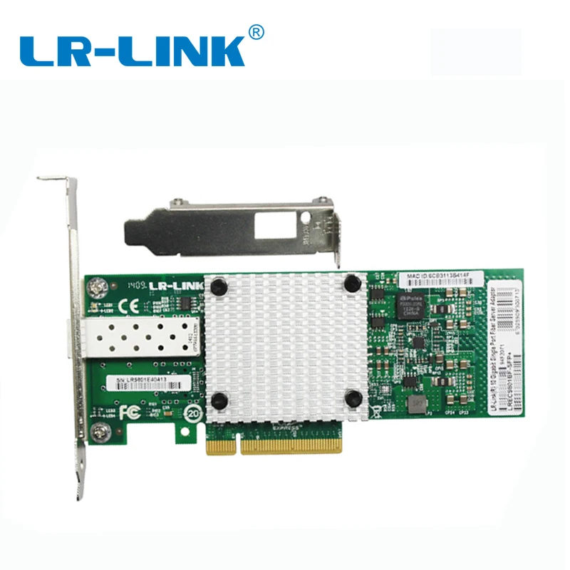 LR-LINK 9801BF-SFP+ 10Gb Network Card PCI Express Fiber Optical Server Ethernet Adapter NIC Inter 82599EN Compare to X520-DA1