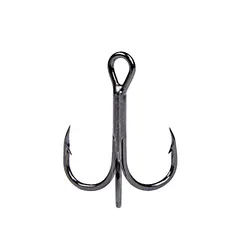 Balleo 20pcs/lot 1/0 2/0 3/0 CP Point Treble Hook 2X strong for huge big sea fishing Tuna Fishing with inverted T Groove