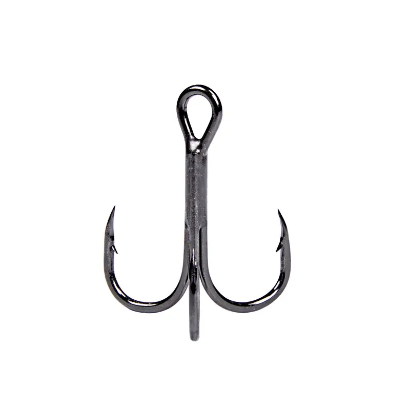 Balleo 20pcs/lot 1/0 2/0 3/0  CP Point Treble Hook 2X strong for huge big sea fishing Tuna Fishing with  inverted T Groove