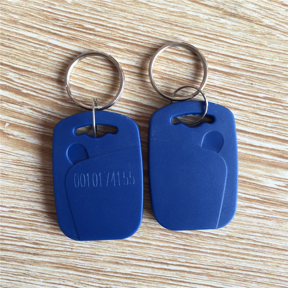 RFID EM4100 Fob 125KHZ ABS Waterproof keychain for door access control -100pcs