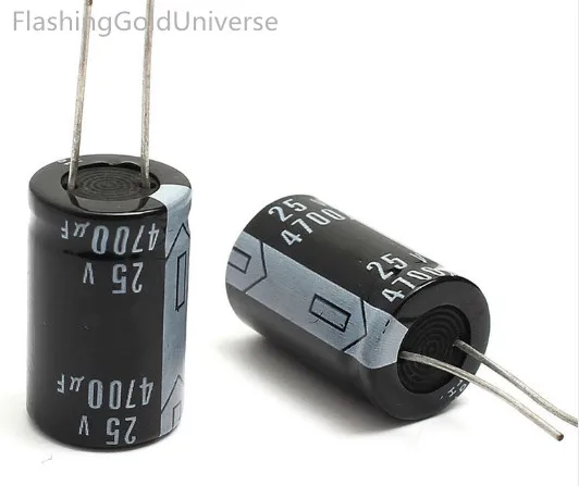 50 pcs 4700UF 25V Electrolytic Capacitors 16X25mm best quality New origina