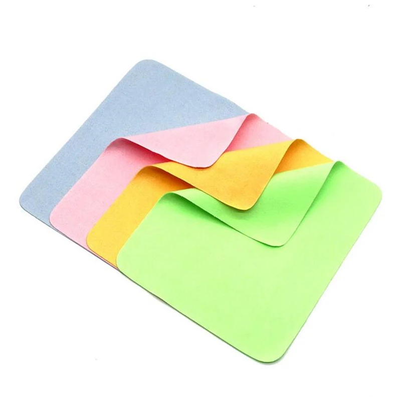 5 pcs/lots High quality Chamois Glasses Cleaner Microfiber Glasses Cleaning Cloth For Lens Phone Screen Cleaning Wipes Eyewear