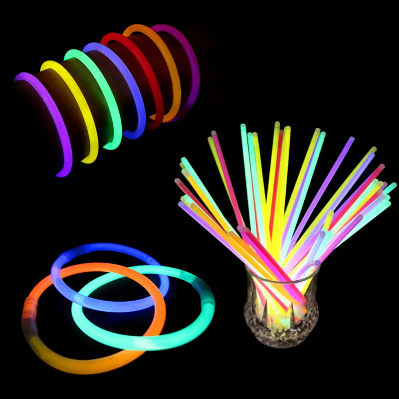 

100pcs/lot Fluorescent sticks/concert activities flash sticks/luminous toys/crystal ball/baby toys for children/toy