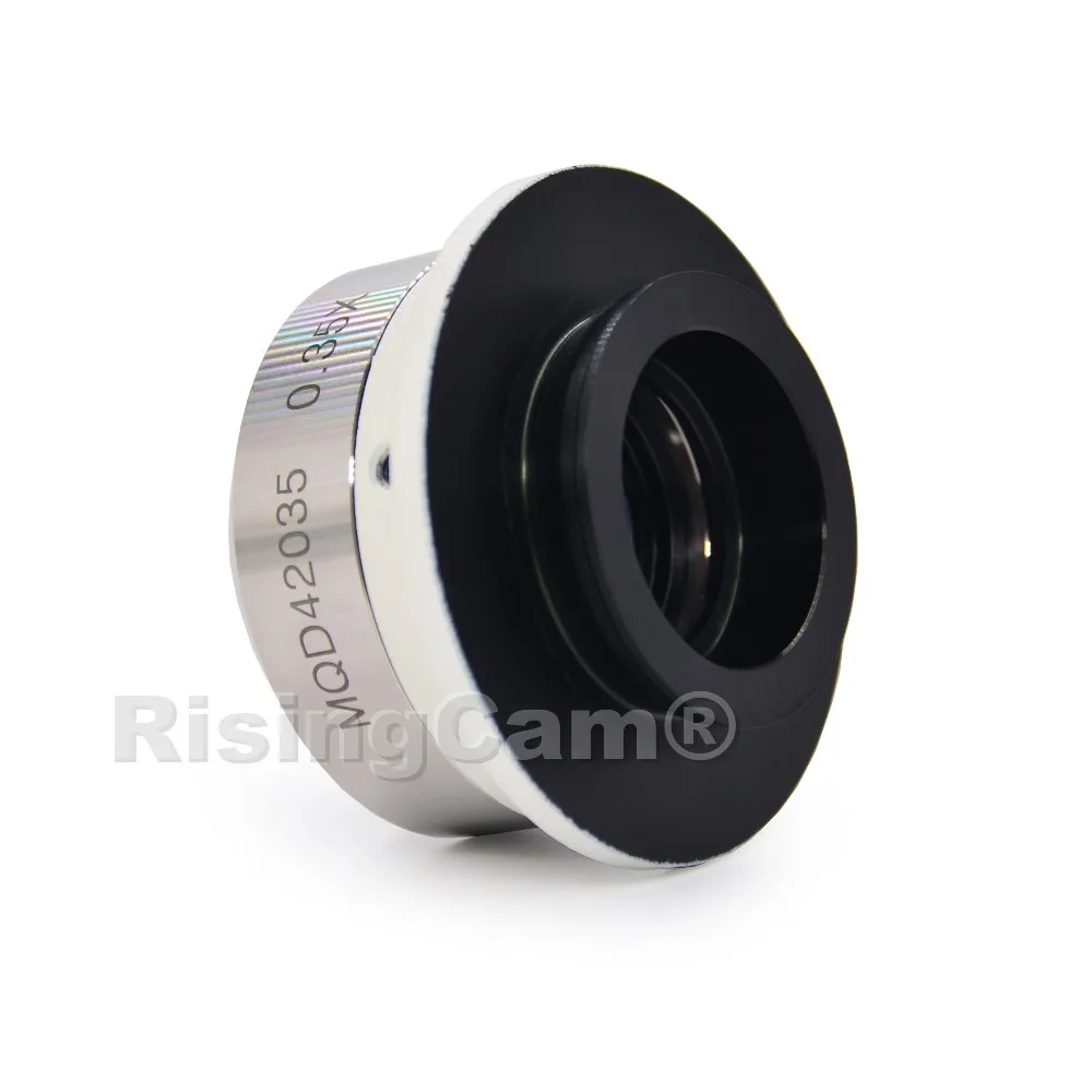 Fokussierbarer 0,35X Mikroskopkamera-C-Mount-Adapter, kompatibel mit Nikon Trinokularmikroskop – Detail 9