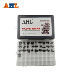 AHL 84pcs Motorcycle Engine Parts 10mm Adjustable Valve Shim Complete Washers Refill Kit For Aprilia