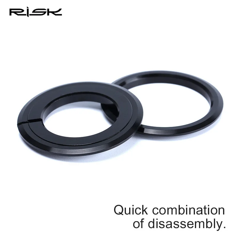 41.8-52mm Bike Headset Base Spacer Crown Race Bike Headset Washer for 28.6mm Straight Fork / 1.5 Tapered Fork Bicycle Parts