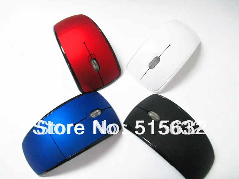 New 2.4GHz Wireless Foldable Folding Arc Optical Mouse For Microsoft For Laptop