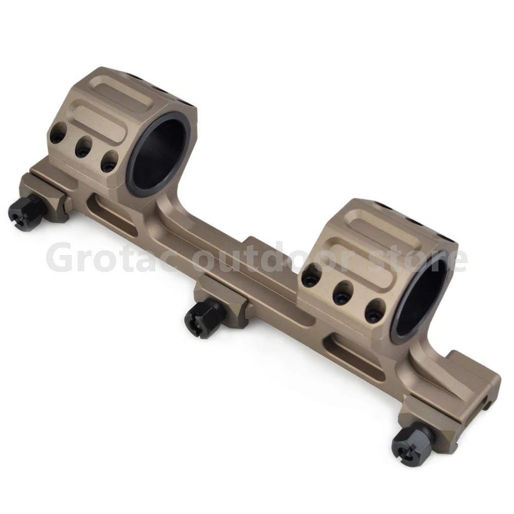 Tactical Riflescope Rail Mount 25mm/30mm Optic Hunting Scope Mount Dual Ring with Spirit Bubble Level for 20mm Picatinny Rail