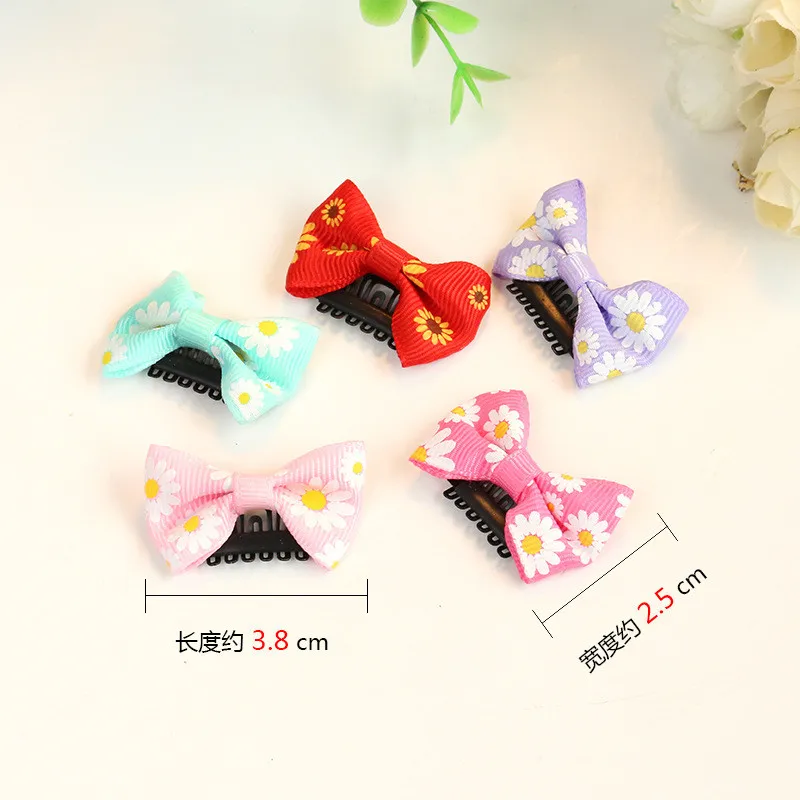 New 10Pcs/Pack newborn Baby Girls Scarce hair Lovely BB Clips Bowknot Hairpin Kid Hair Accessories Children mini Hair clip