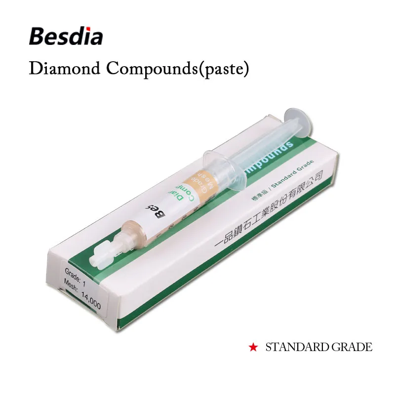 BESDIA-Pâte Composée de Diamant, Polissage, Rodage, Qualité Standard, Taiwan