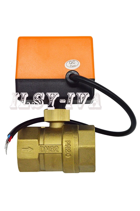 

New arrival DN32(G1.2") Brass Motorized Ball Valve,AC24V two way Brass Motorized Ball Valve