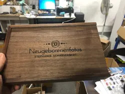 Custom Wooden Photo Box