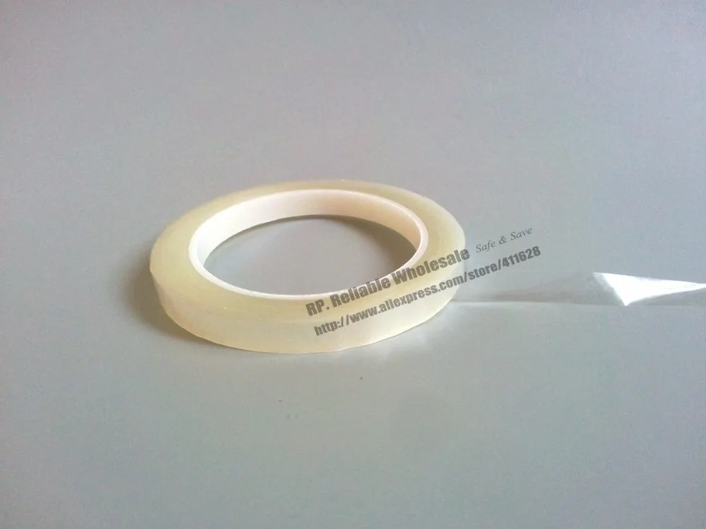 80mm * 66M 0,06mm Dicke Eine Seite Geklebt Isoliert Mylar Band für kondensatoren, Feuerfeste, Transparent