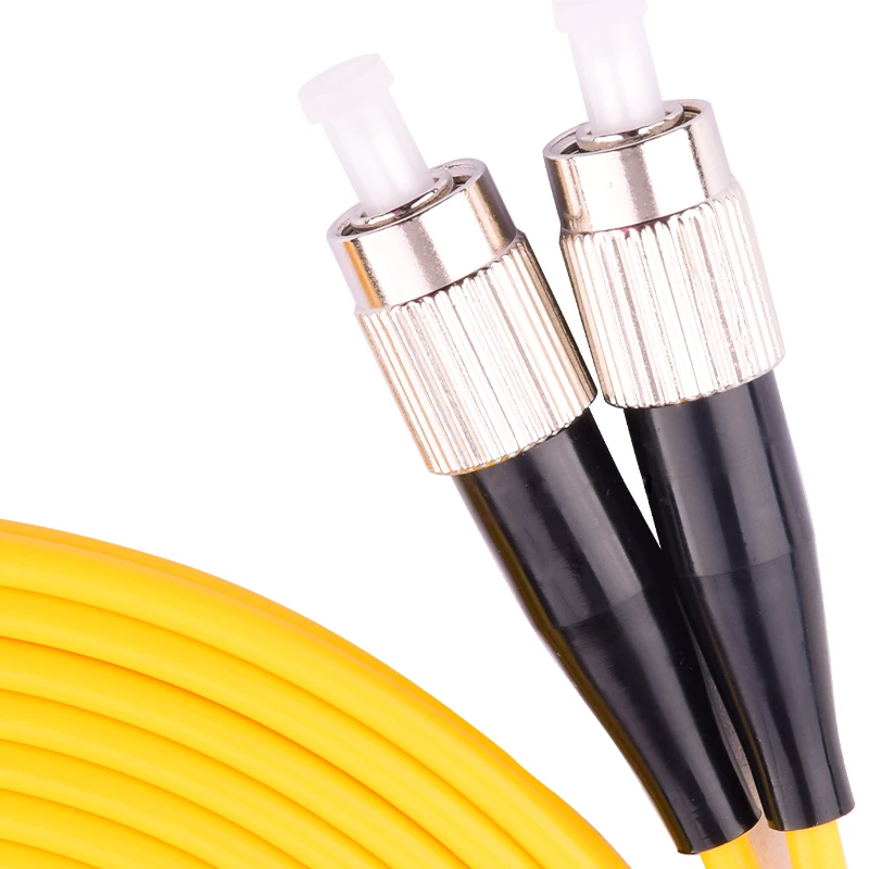 fiber patchcord FC-FC DX 6-10MTR duplex SM 9/125um 3.0mm yellow cable ftth optical fibre jumper DX IL 0.3dB free shipping 20pcs