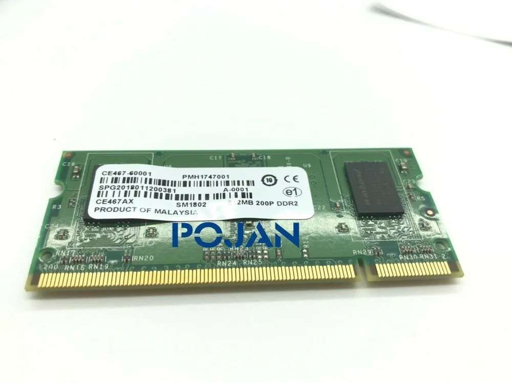 

CC493-67905 512MB 200-pin DDR2 SODIMM x64 memory module Color Laserjet CP4525 4025 POJAN